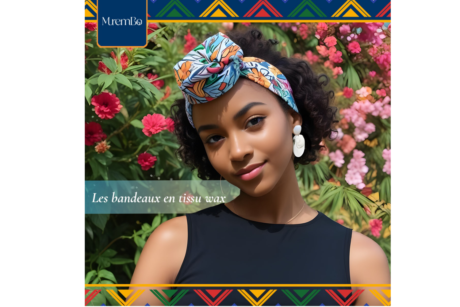 poster Murembo Girl in wax fabric